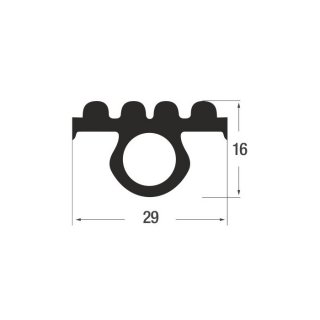 26/26 – EPDM schwarz