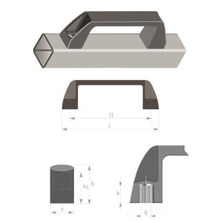 Bracket handle - type 2