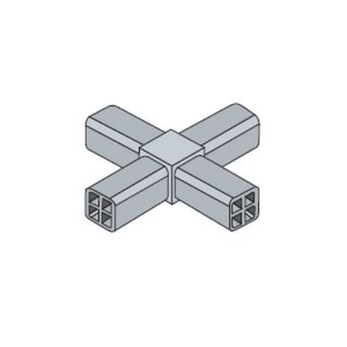 Corner connector C, 25x25x1,5