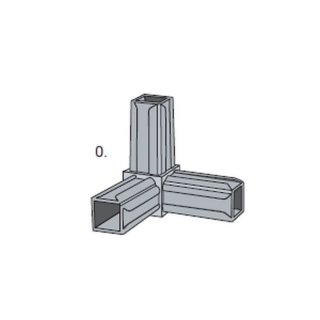 Eckverbinder VB25/0, 25x25x1,5-2