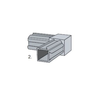 Eckverbinder VB25/2, 25x25x1,5-2