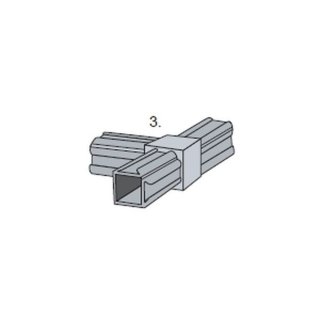 Corner connector VB25/3, 25x25x1,5-2