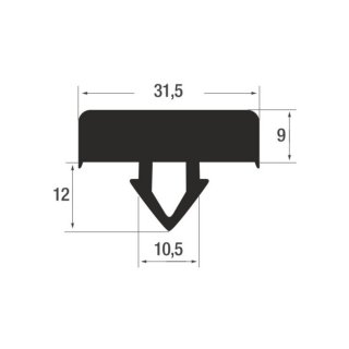 P004/GI/VOLL – EPDM schwarz