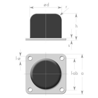 Crane stop buffer GP-QP