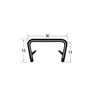 P010012/S4 – KB 20-23 – PVC schwarz
