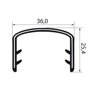 P010012/S5 – KB 28-32 – PVC schwarz