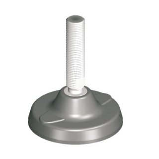 Adjustable foot D 124-93, swivels +/- 2.5°.