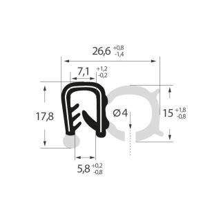 8688 – 2-4 – EPDM schwarz