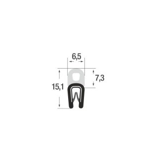 P011013 – 1-2 – PVC/EPDM schwarz