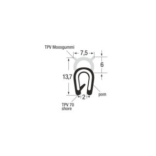 P010025/K - 1-2 - TPE black