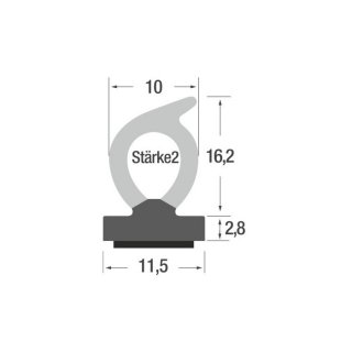 8637/00-MT – EPDM Weich-Moosgummi – schwarz