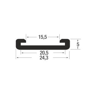 4213 - EPDM 40° Sh black