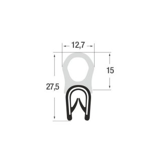 P010019 – 1-4 – PVC/EPDM schwarz