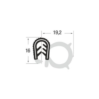 P011050 – 2-4 – EPDM schwarz