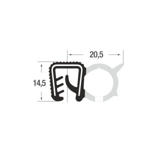 P011015/S1 – 1-2,5 – EPDM schwarz