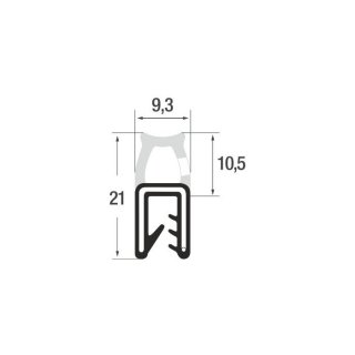 P010050 - 1-3 - EPDM black