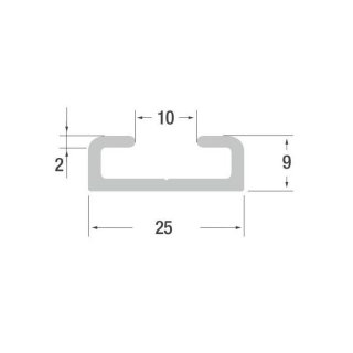 Aluminum holding bar