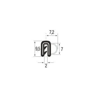 P011064 – 1-2 – EPDM schwarz