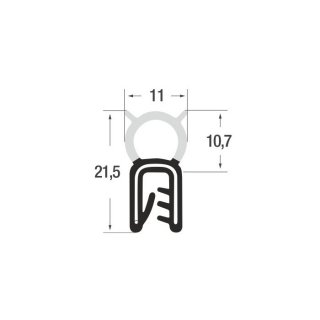 P011010 – 1-3 – EPDM schwarz