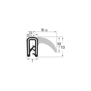 P010059 – KB 0,5-2 – EPDM schwarz