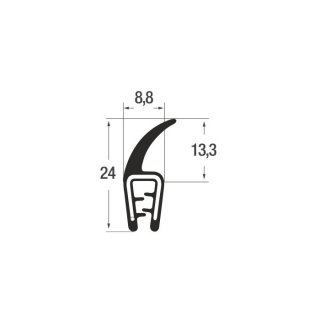 P010023 – KB 1-2,5 – EPDM schwarz