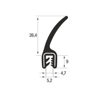 P011060 - KB 1,5 - 3 - EPDM black