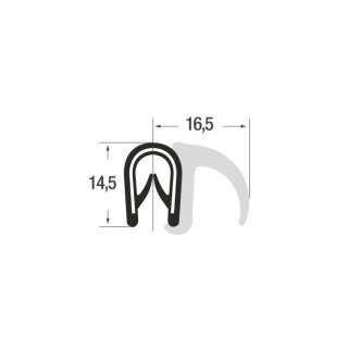 P010017 – KB 1-4 – PVC/EPDM schwarz