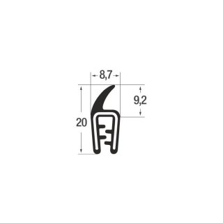 P011018 – KB 1-2 – EPDM schwarz