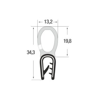 P010007/4 – 2-4 – PVC/EPDM schwarz