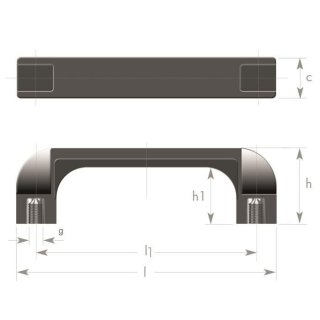 Bracket handle - type 04