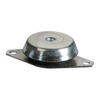 Machine foot with breakaway protection, oval flange