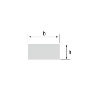 Sponge rubber square profiles