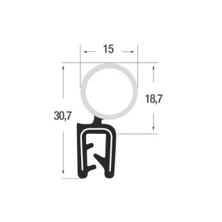 P011047 – 1-3 – EPDM schwarz