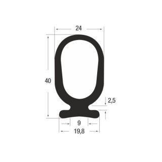 P128 – EPDM schwarz