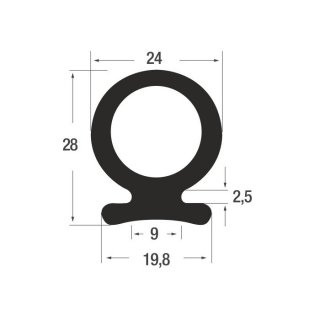 P020015 – EPDM schwarz