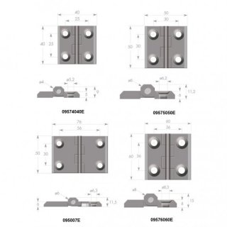 Hinge, type 095-E