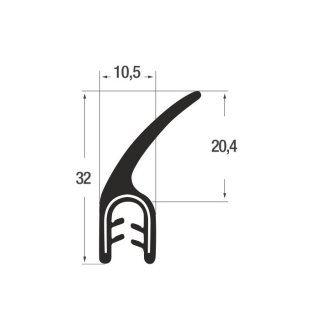 P011014 – KB 2-4 – EPDM schwarz