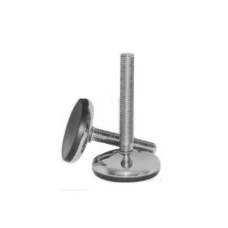 Sanistar adjustable feet, swiveling +/- 4°, stainless steel