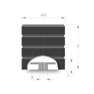 Cellular buffer with internal thread