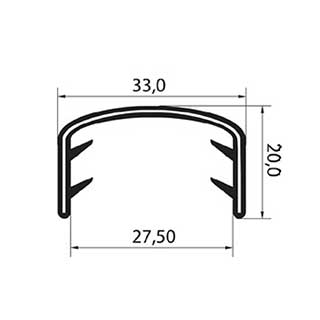 P010012/S6 – KB 24-27 – PVC schwarz